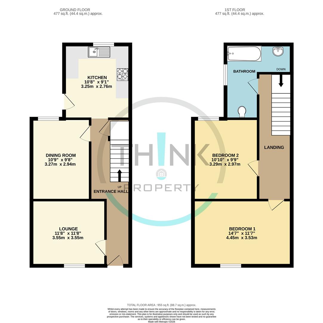 Property floor plan.