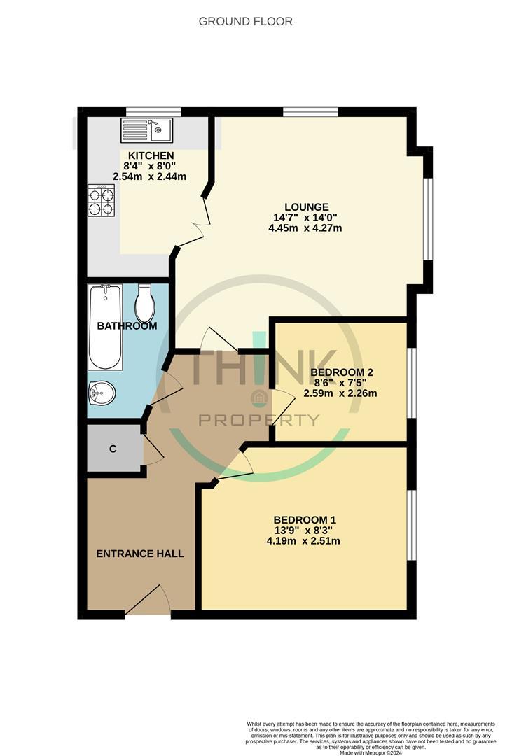 Property floor plan.