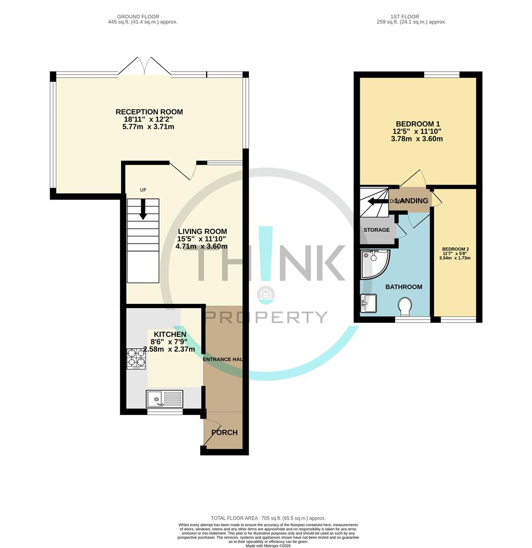 Property floor plan.
