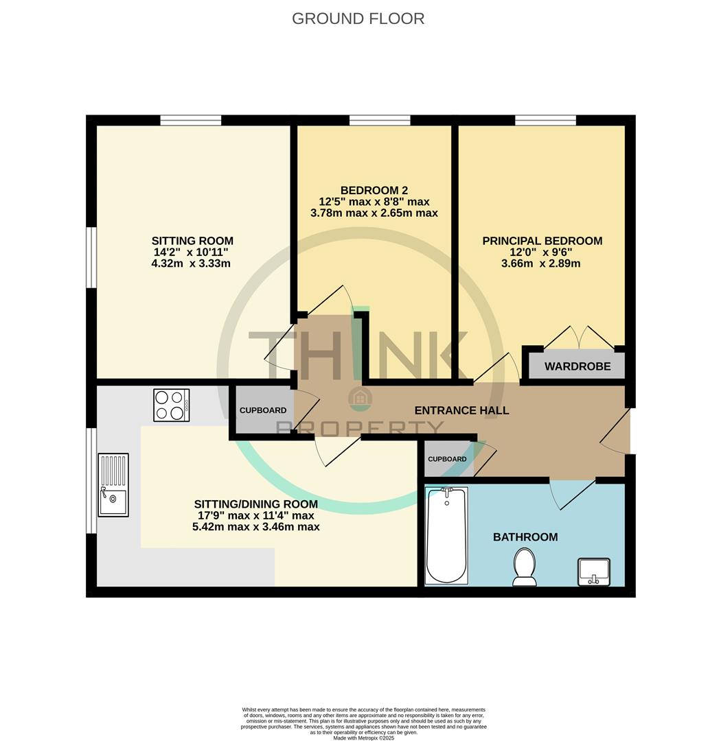 Property floor plan.