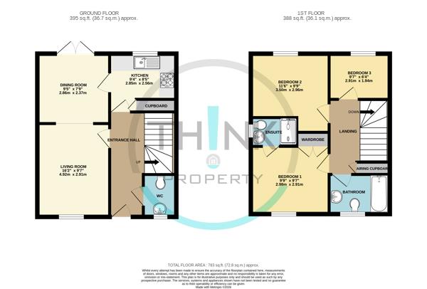 Property floor plan.