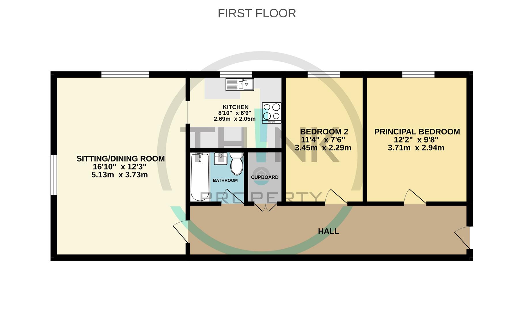 Property floor plan.