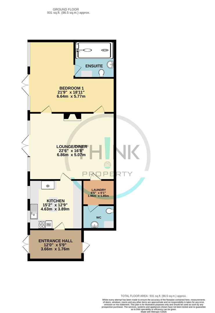 Property floor plan.