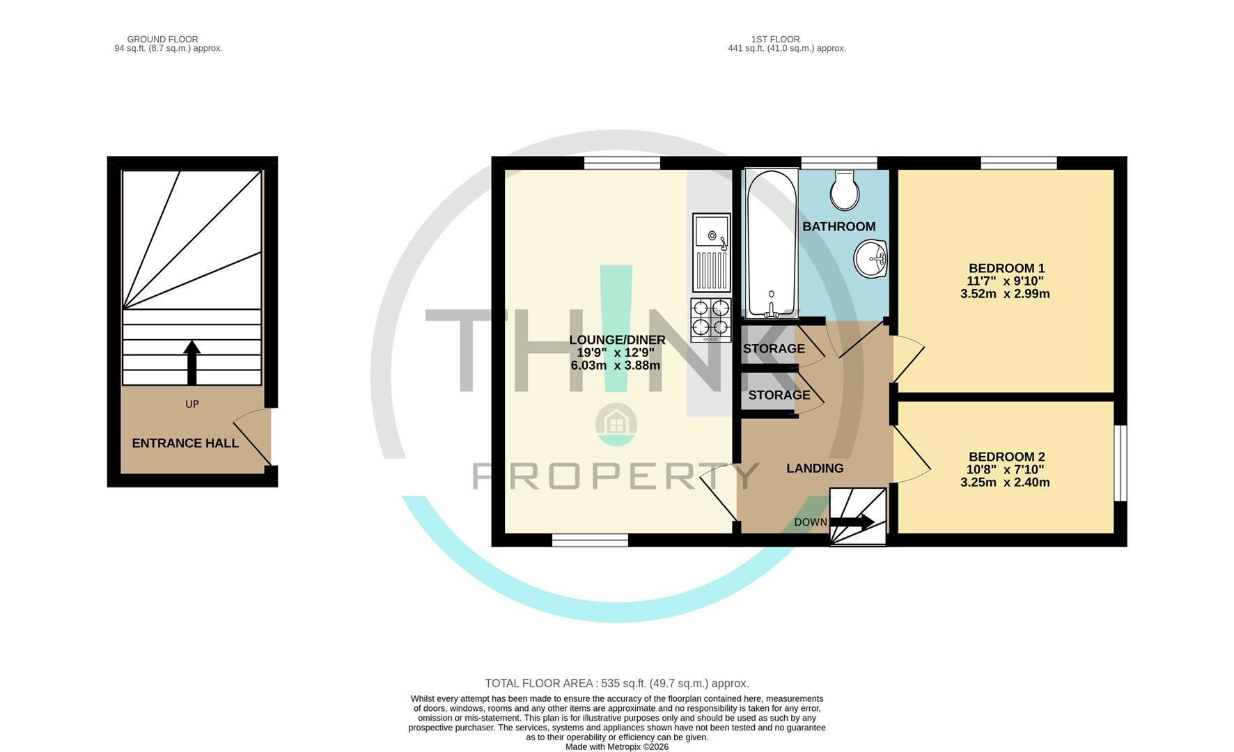 Property floor plan.